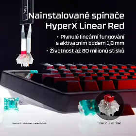 Herní klávesnice - HyperX Origins 2 65 Black US - 7