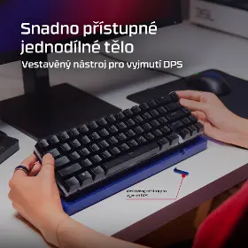 Herní klávesnice - HyperX Origins 2 65 Black US - 8