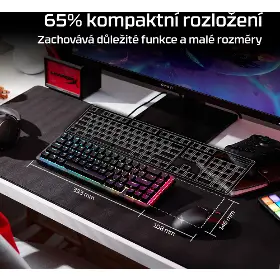 Herní klávesnice - HyperX Origins 2 65 Black US - 9