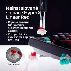 Herní klávesnice - HyperX Origins 2 1800 Black US - 6