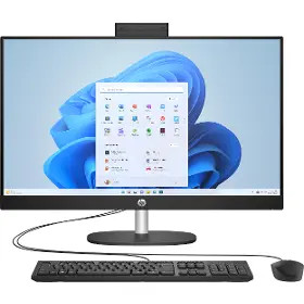 All in One PC - HP AiO 27-cr0010nc Jet Black (DK7C7EA) - 2