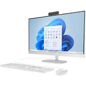 All in One PC - HP AiO 27-cr0014nc Shell White (DK4E7EA) - 3