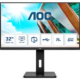 LCD monitor - AOC 31,5" U32P2 - 1