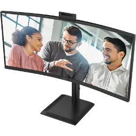 LCD monitor - AOC 34" CU34E4CW - 7