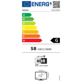 LED monitor - Philips 44,5" 45B1U6900C - 7