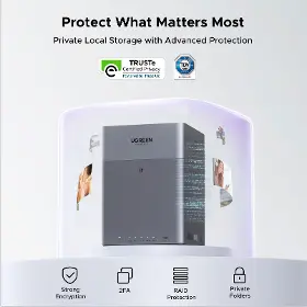 NAS - Ugreen DH4300 Plus Grey - 11