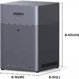 NAS - Ugreen DH4300 Plus Grey - 6
