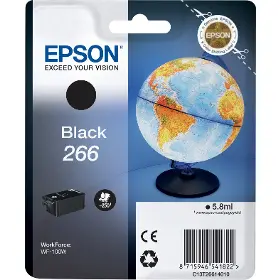 Originální cartridge - Epson C13T26614010, 266 black   EPSON - 1