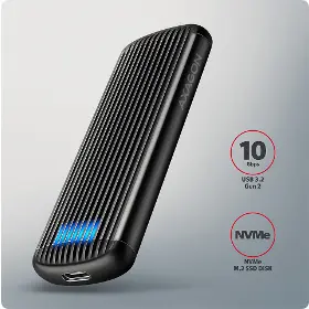 Externý box - Axagon EEM2-SC M.2 NVMe SSD box - 2
