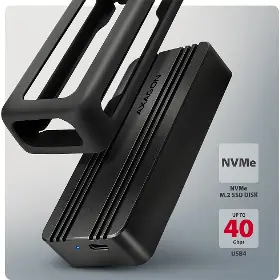Externý box - Axagon EEM2-40G M.2 NVMe SSD box - 7
