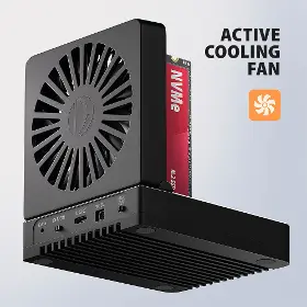 Externý box - Axagon ADSA-M2C44 4x M.2 NVMe SSD dock - 9