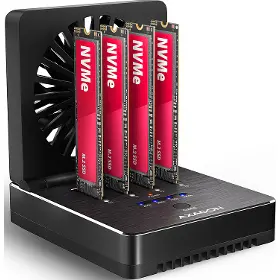 Externý box - Axagon ADSA-M2C44 4x M.2 NVMe SSD dock - 1