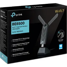 USB adaptér - Tp-Link BE6500 Tri-Band USB Adapter Black (TBE400UH) - 8