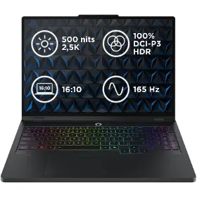 Herní notebook - Lenovo Legion Pro 5 16IAX10 Eclipse Black (83F300BJCK), Bez OS - 1