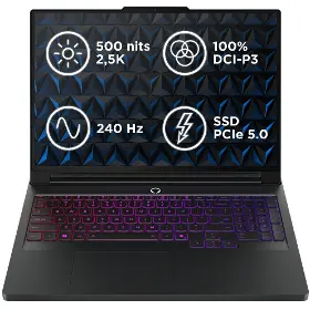 Herní notebook - Lenovo Legion Pro 7 16AFR10H Eclipse Black (83RU004QCK) - 1