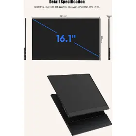 Přenosný monitor - Zeuslap 16,1" P16A - 2