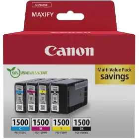 Originální cartridge - Canon PGI-1500 BK/C/M/Y Multipack CMYK (9218B006) - 1