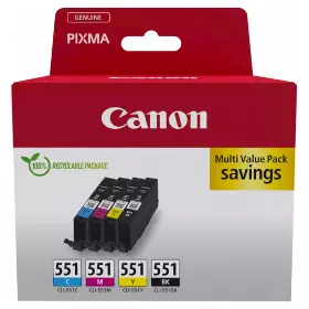 Originální cartridge - Canon CLI-551 BK/C/M/Y Multipack CMYK (6509B015) - 1