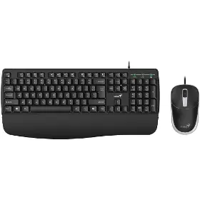 PC klávesnice s myší - Genius KM-123 black - 1
