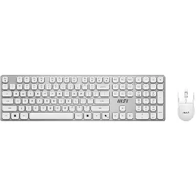 PC klávesnice s myší - MSI FORGE K210 Wireless white - 1