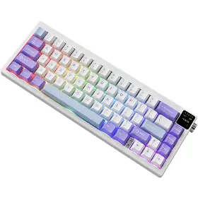 Hráčska klávesnica - Ajazz AK650 Dream Weaver Purple White Blue - 2