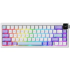 Hráčska klávesnica - Ajazz AK650 Dream Weaver Purple White Blue - 1