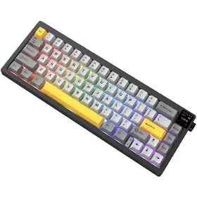 Hráčska klávesnica - Ajazz AK650 Dream Weaver Black Gray Yellow - 2