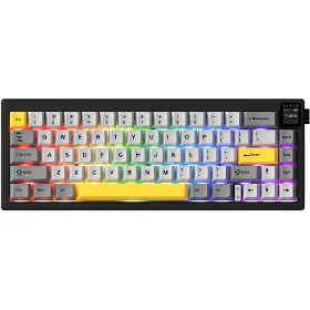 Hráčska klávesnica - Ajazz AK650 Dream Weaver Black Gray Yellow - 1