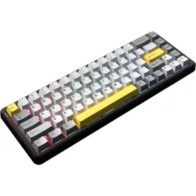 Hráčska klávesnica - Ajazz AK680 MAX Magnetic Black Gray Yellow - 2