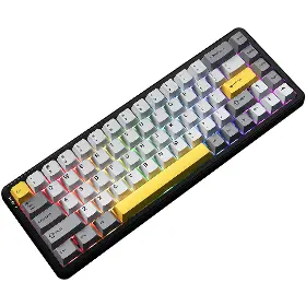 Hráčska klávesnica - Ajazz AK680 MAX Magnetic Black Gray Yellow - 3
