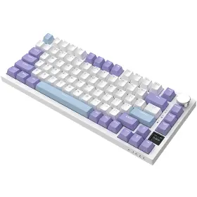 Hráčska klávesnica - Ajazz AK820 Pro Flying Fish Purple White Blue - 3