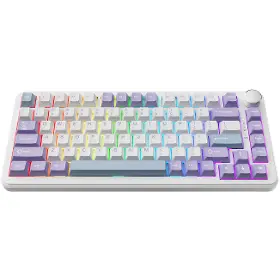 Hráčska klávesnica - Ajazz AK820 MAX Magnetic Purple White Blue - 2