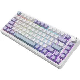 Hráčska klávesnica - Ajazz AK820 MAX Magnetic Purple White Blue - 4