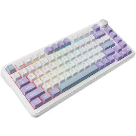 Hráčska klávesnica - Ajazz AK820 MAX Magnetic Purple White Blue - 5