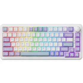 Hráčska klávesnica - Ajazz AK820 MAX Magnetic Purple White Blue - 1