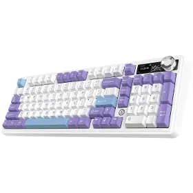 Hráčska klávesnica - Ajazz AK980 V2 Gift V2 Purple White Blue - 3