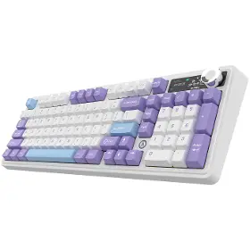 Hráčska klávesnica - Ajazz AK980 V2 Gift V2 Purple White Blue - 5