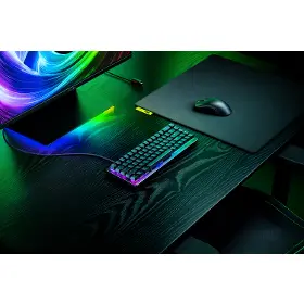 Herní klávesnice - Razer Huntsman V3 HE Magnetic Mini Clear Switch Black US - 13