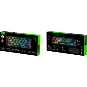 Herní klávesnice - Razer Huntsman V3 HE Magnetic Mini Clear Switch Black US - 17