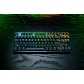 Herní klávesnice - Razer Huntsman V3 HE Magnetic Tenkeyless Clear Switch Black US - 12