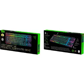Herní klávesnice - Razer Huntsman V3 HE Magnetic Tenkeyless Clear Switch Black US - 18