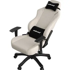 Herné kreslo - Anda Seat Luna Beige Fabric - 6