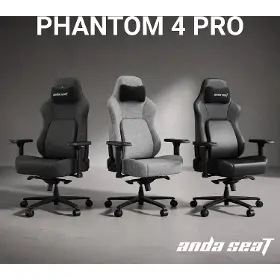Herné kreslo - Anda Seat Phantom 4 Pro Black Fabric - 8