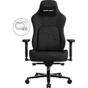 Herné kreslo - Anda Seat Phantom 4 Pro Black Fabric - 9