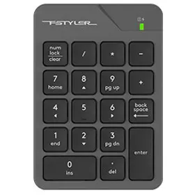 Numerická klávesnica - A4Tech FSTYLER FGK21C Numeric Grey - 1
