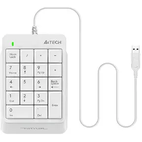 Numerická klávesnica - A4Tech FSTYLER FK13P Numeric White - 1