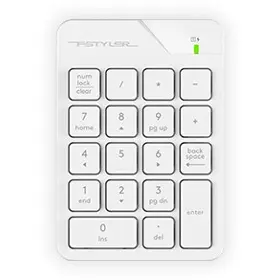 Numerická klávesnica - A4Tech FSTYLER FGK21C Numeric White - 1