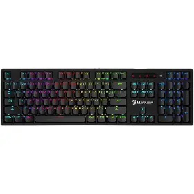Hráčska klávesnica - A4Tech Bloody B820R CZ Black Blue Switch - 1