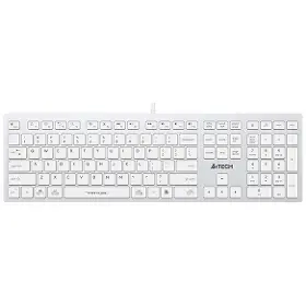 PC klávesnica - A4Tech FSTYLER FX50 CZ/SK White - 1