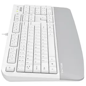 PC klávesnica - A4Tech FSTYLER FK20 CZ/US White - 5